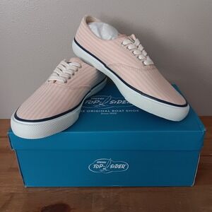 Sperry Classic CVO Sneaker Womens 7.5 Pink NWB Lace Up Boat Shoe MH13001